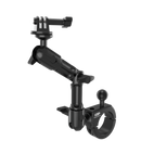 1.75" Dual Threaded Bar Clamp Mount CNC Machined Aluminum Alloy with Single 8.5" Arm