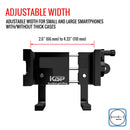 Suction Cup Pad Mount Kit with Aluminum Alloy Smartphone Holder