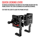 Suction Cup Pad Mount Kit with Aluminum Alloy Smartphone Holder