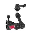 1.5" Dual Threaded 38mm Bar Mount for Roll Cage with Magic Arm