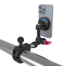 1.5" Dual Threaded 38mm Bar Mount for Roll Cage with Magic Arm