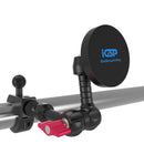 1.5" Dual Threaded 38mm Bar Mount for Roll Cage with Magic Arm