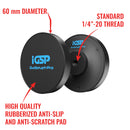 1.5" Dual Threaded 38mm Bar Mount for Roll Cage with Magic Arm