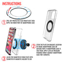 Round Magnetic MagSafe Holder With 21mm CNC Ball Adapter