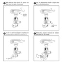 Magnetic 4" Mini Short arm Sun Visor mount for Smartphones and GoPro cameras