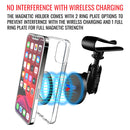 Magnetic 4" Mini Short arm Sun Visor mount for Smartphones and GoPro cameras
