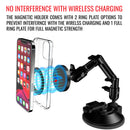 iGoSmart-Pro Suction Cup Pad Mount with 9.5" Arm and Magnetic MagSafe Smartphone Holder