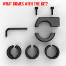 Dual Threaded Magic Arm Round Bar Arm Mount with MagSafe Magnetic Holder