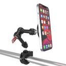Dual Threaded Magic Arm Round Bar Arm Mount with MagSafe Magnetic Holder