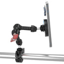 Dual Threaded Magic Arm Round Bar Arm Mount with MagSafe Magnetic Holder