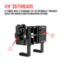 Heavy Duty Aluminum Alloy Smartphone Mount