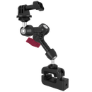 Dual Threaded Bar Mount Arm Kit With Magic Arm & Round Magnetic MagSafe Holder