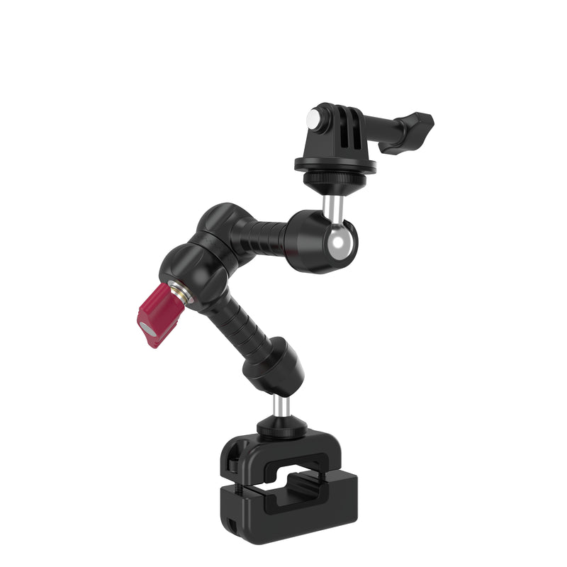 Dual Threaded Bar Mount Arm Kit With Magic Arm & Round Magnetic MagSafe Holder