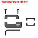 Dual Threaded Bar Mount Arm Kit With Magic Arm & Round Magnetic MagSafe Holder