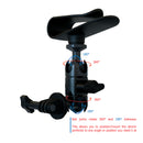 Magnetic 4" Mini Short arm Sun Visor mount for Smartphones and GoPro cameras