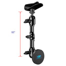 Magnetic 8.46" long arm Sun Visor mount for Smartphones and GoPro cameras