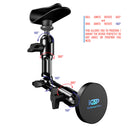 Magnetic 8.46" long arm Sun Visor mount for Smartphones and GoPro cameras