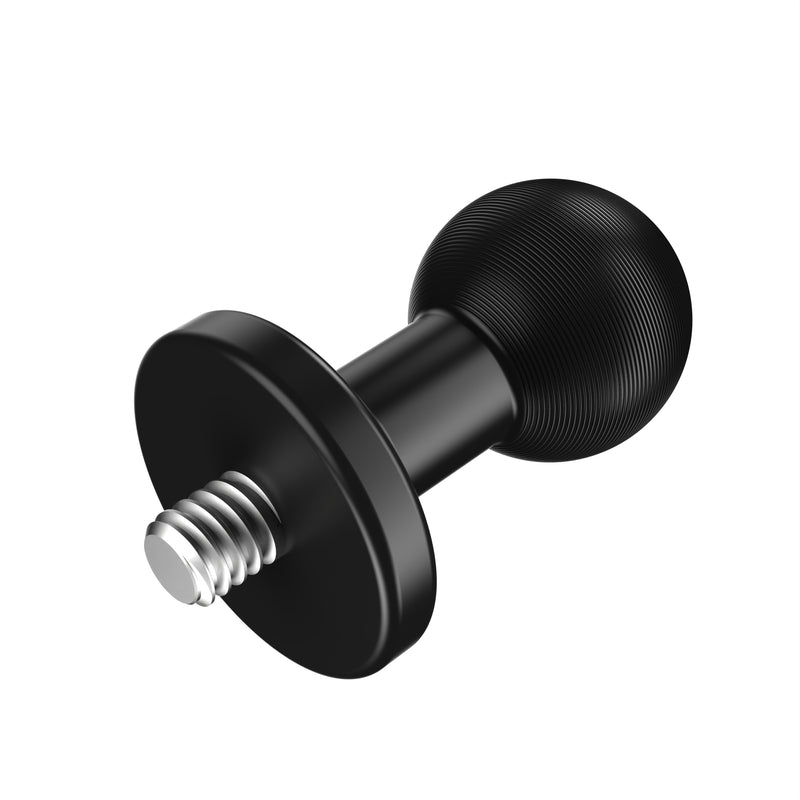 21mm Ball End Adapter with externally threaded 1/4"-20 (male end)