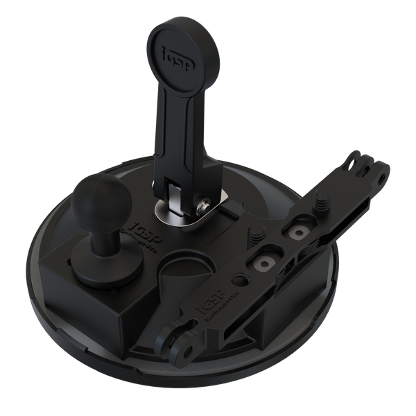 iGoSmart-Pro Magnesium Alloy Suction Cup Mount 20mm Ball and GoPro Arm Adapter (EPDM Pad)